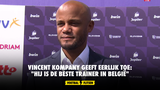 Vincent Kompany geeft eerlijk toe: "Hij is de beste trainer in België"