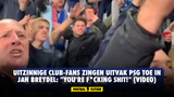 Uitzinnige Club-fans zingen uitvak PSG toe in Jan Breydel: "You're f*cking shit!" (VIDEO)