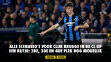 Alle scenario's voor Club Brugge in de CL op een rijtje: 2de, 3de en 4de plek nog mogelijk