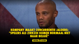 Kompany maakt concurrentie jaloers: "Spelers als Zirkzee komen normaal niet naar België"