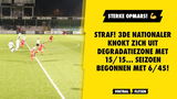 Straf! 3de Nationaler knokt zich uit degradatiezone met 15/15... seizoen begonnen met 6/45!