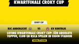Loting kwartfinale Croky Cup: één absolute topper, Club en RSCA spelen in eigen stadion