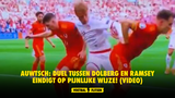 Auwtsch: Duel tussen Dolberg en Ramsey eindigt op pijnlijke wijze! (VIDEO)