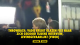 Throwback: Vadis krijgt GLAZEN fles naar zich gegooid tijdens interview, levensgevaarlijk! (VIDEO)