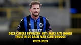 Deze cijfers bewijzen het: Mats Rits hoort thuis in de basis van Club Brugge