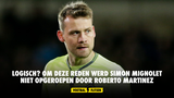 Logisch? Om deze reden werd Simon Mignolet niet opgeroepen door Roberto Martinez