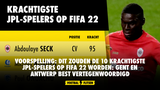 Dit zouden de 10 krachtigste JPL-spelers op FIFA 22 worden: Gent en Antwerp best vertegenwoordigd