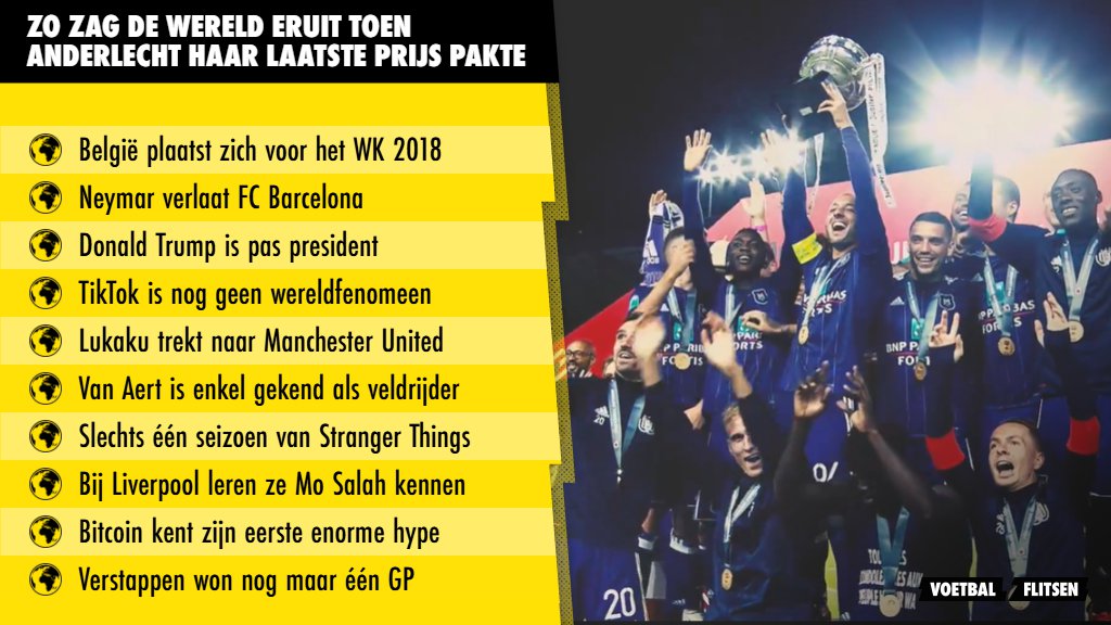 Zo zag de wereld eruit toen Anderlecht haar laatste prijs pakte