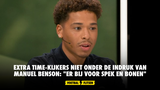 Extra Time-kijkers niet onder de indruk van Manuel Benson: "Zat er bij voor spek en bonen"