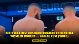 Beste maatjes: Cristiano Ronaldo en Benzema wisselen truitjes ... aan de rust (VIDEO)