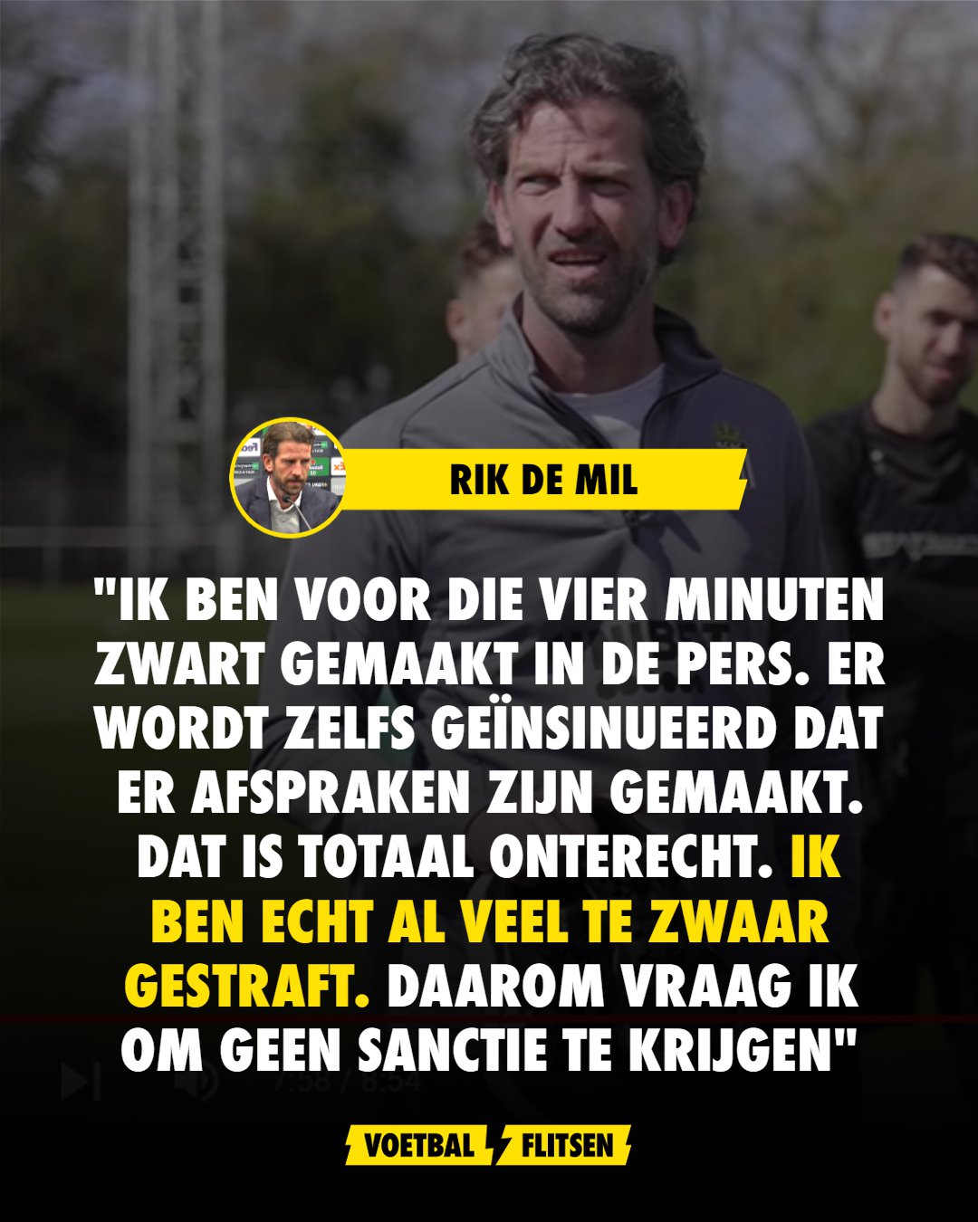 Rik De Mil verdediging