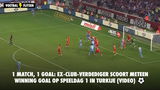 1 match, 1 goal: ex-Club-verdediger scoort meteen winning goal op speeldag 1 in Turkije (VIDEO)