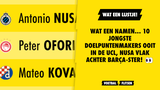 WAT een namen... 10 jongste doelpuntenmakers OOIT in de UCL, Nusa vlak achter Barça-ster!