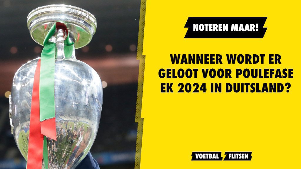 Wanneer wordt er geloot voor poulefase EK 2024 in Duitsland?