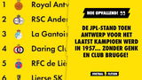 De JPL-stand toen Antwerp voor het laatst kampioen werd in 1957... zonder Genk en Club Brugge!
