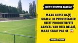 Maar liefst 86(!) goals: 3e Provincialer heeft productiefste aanval van HEEL België, maar staat pas 4e