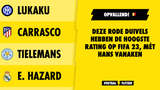 Opvallend! Deze Rode Duivels hebben de hoogste rating op FIFA 23, mét Hans Vanaken