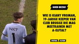 Wie is Kiany Vroman, 19-jarige keeper van Club Brugge die mag meetrainen met A-elftal?