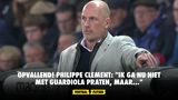 Opvallend! Philippe Clement: "Ik ga nu niet met Guardiola praten, maar..."