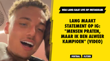Noa Lang maakt statement op Instagram Stories: "Mensen praten, maar ik ben alweer kampioen"