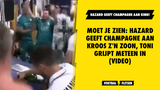 MOET JE ZIEN: Hazard geeft champagne aan Kroos z'n zoon, Toni grijpt METEEN in (VIDEO)