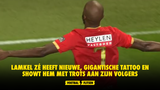 Lamkel Zé heeft nieuwe, gigantische tattoo en showt hem met trots aan zijn volgers