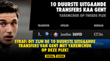 STRAF: dit zijn de 10 duurste uitgaande transfers van Gent met Yaremchuk op deze plek!