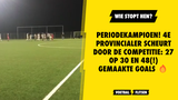 PERIODEKAMPIOEN! 4e Provincialer speelt enkel met eigen jeugd: 27 op 30 en 48(!) gemaakte goals