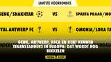 Genk, Antwerp, RSCA en Gent kennen tegenstanders in Europa: dat wordt nog bikkelen