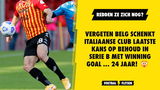 Vergeten Belg schenkt Italiaanse club laatste kans op behoud in Serie B met winning goal ... 24 jaar!