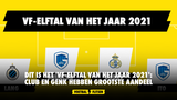 Dit is het 'VF-elftal van het jaar 2021': Club en Genk hebben grootste aandeel