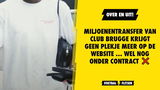 Miljoenentransfer van Club Brugge krijgt geen plekje meer op de website ... wel nog onder contract
