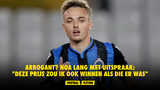 Arrogant? Noa Lang met uitspraak: "Deze prijs zou ik ook winnen als die er was"