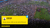 Club Brugge-fans lopen MASSAAL veld op om titel te vieren, Twitter ontploft: "Bende idioten"