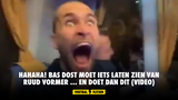HAHAHA! Bas Dost moet iets laten zien van Ruud Vormer ... en doet dan dit (VIDEO)