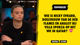Wie is Nicky Evrard, doelvrouw van de Red Flames en analist bij Villa Sporza op het WK in Qatar?