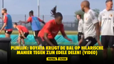 Pijnlijk: Boyata krijgt de bal op hilarische manier tegen zijn edele delen! (VIDEO)