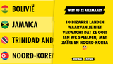10 BIZARRE landen waarvan je niet verwacht dat ze ooit een WK speelden, met Zaïre en Noord-Korea