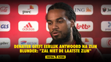 Denayer geeft eerlijk antwoord na zijn blunder: "Zal niet de laatste zijn"