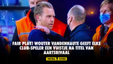 FAIR PLAY! Wouter Vandenhaute geeft elke Club-speler een vuistje na titel van aartsrivaal