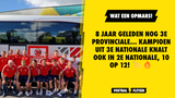 8 jaar geleden nog 3e Provinciale... Kampioen uit 3e Nationale KNALT ook in 2e Nationale, 10 op 12!