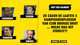 Zo zagen de laatste 5 kampioenenploegen van Club Brugge eruit ... Welke was het sterkst?!