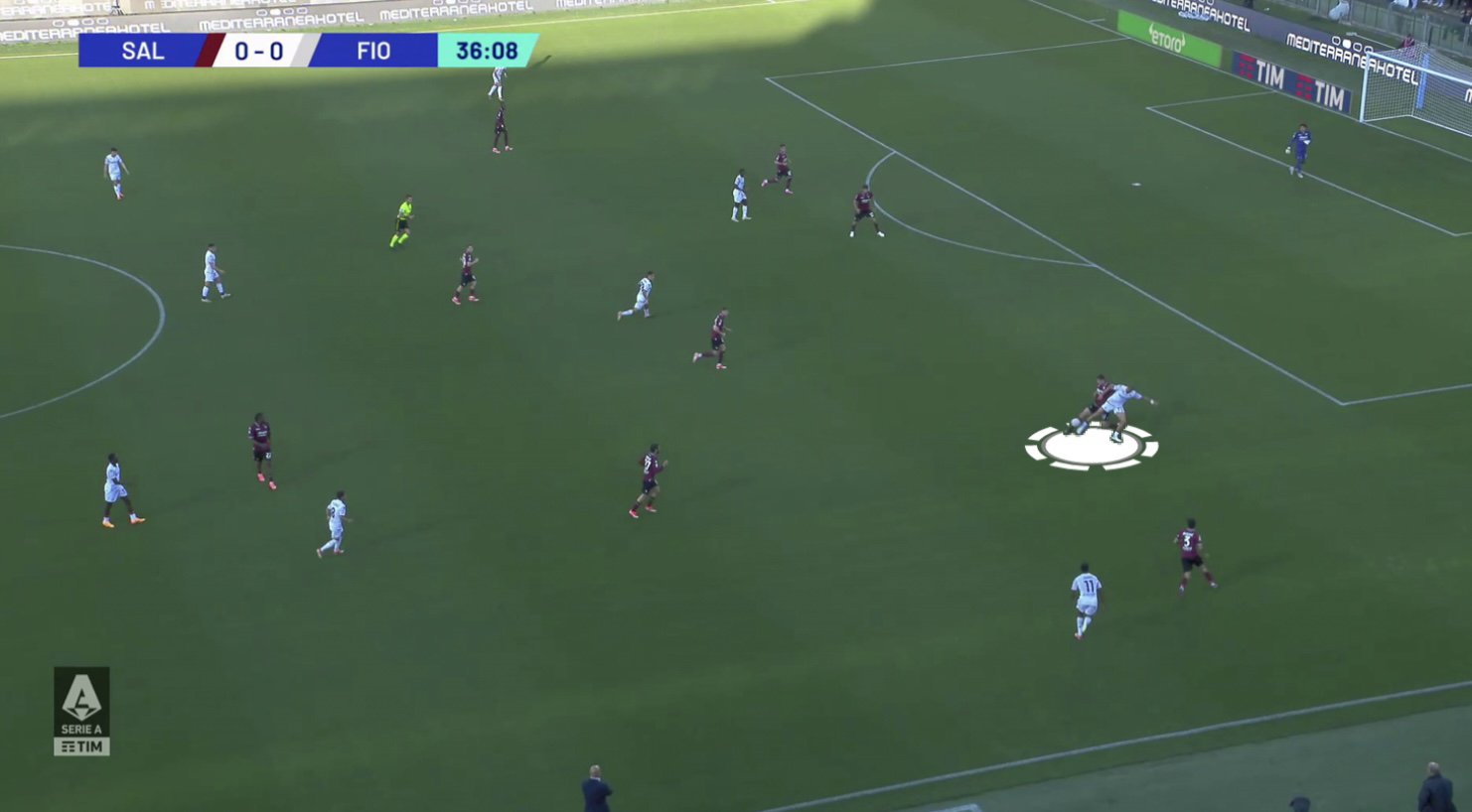 omschakeling bij balverlies fiorentina