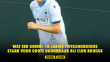 Wat een genen: 18-jarige tweelingbroers staan voor grote doorbraak bij Club Brugge