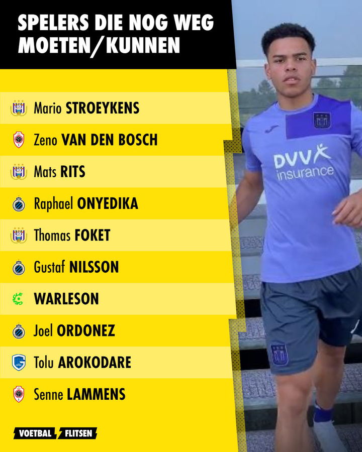 jpl spelers die weg moeten