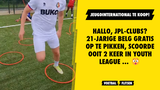 Hallo, JPL-clubs? 21-jarige Belg GRATIS op te pikken, scoorde ooit 2 keer in Youth League ...