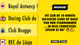 Dit zijn de 10 oudste Belgische clubs op basis van hun stamnummer ... in deze competities spelen ze nu