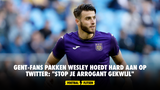 Gent-fans pakken Wesley Hoedt hard aan op Twitter: "Stop je arrogant gekwijl"