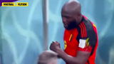 Romelu Lukaku dugout WK Qatar Kroatië