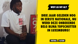 Onbekende Belg speelde 3 jaar geleden nog in 1e Nationale, nu werd hij bijna topschutter in Luxemburg